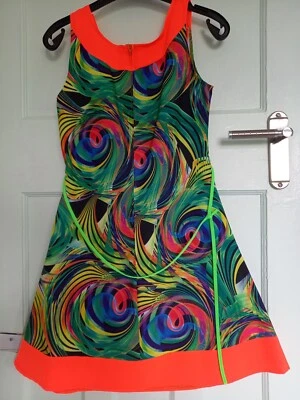 £3.99 • Buy Ladies 60s Style Fancy Dress Costume, Never Been Worn. Size S/M. Themed Party
