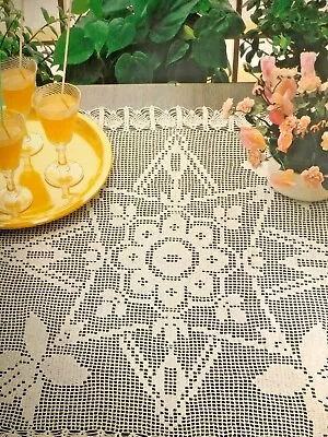 Magic Crochet # 37 Pattern Magazine August 1985 Thread Crochet Doilies Bedspread • $13.91