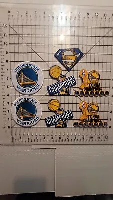 Golden State Warriors Embroidered Patches / Lot Of 7 / Curry / Championship • $28