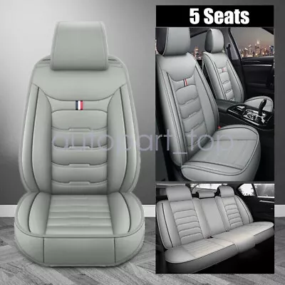 PU For Ford Car Seat Cover 5-Seat Full Set Deluxe Leather Front & Rear Protector • $90.09