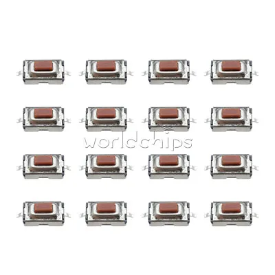 50PCS 3x6x2.5mm Tactile Push Button Switch Tact Micro Switch 2 Pin SMD • $1.66
