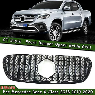 Car Black Front GT Style Upper Grille For Mercedes Benz X-Class 2018-2020 AU • $273.12