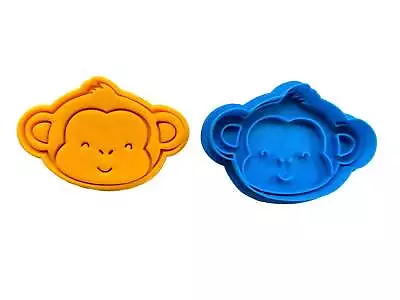 Cute Monkey Cookie Cutter Stamp Set - Baby Shower- Jungle Theme • $9.75