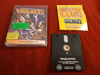 Vigilante U. S.Gold Amstrad Cpc 464 664 6128 Disk Floppy Complete • $114.57