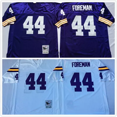 Vintage Chuck Foreman #44 Minnesota Vikings Throwback Stitched Jersey • $46.99