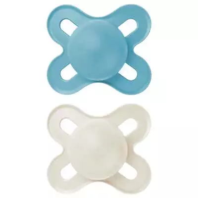 Mam Soother Start 0-2 Months X2 Newborn Baby Infant Skin Friendly Dummy New • £11.99