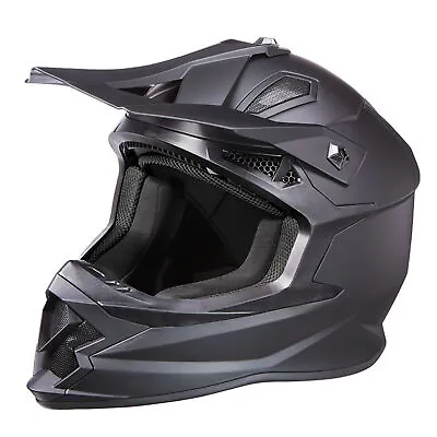 Polaris Tenacity 4.0 Snowmobile Helmet DOT ECE Ventilated Padded Double Black • $139.99