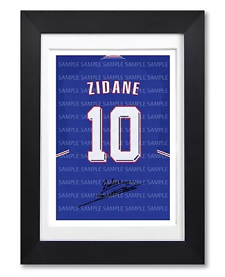 Zinedine Zidane France Signed Poster Print Photo Autograph Shirt Jersey Gift • $14.91