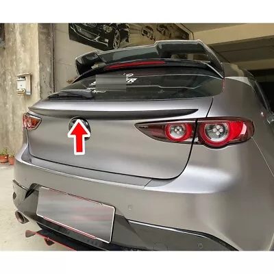 Shiny Black Fit For Mazda 3 4th 5DR Hatchback Middle OE Trunk Spoiler 2023 • $309