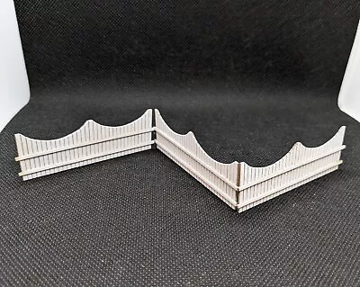 1:48 Scale Concave Picket Style Fence Kit (unpainted Wood) PNWM • $7.95