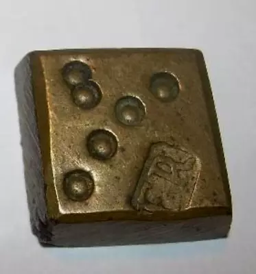 Awesome Pirate & Spanish Colonial Weight For Gold 4 Escudos  Barcelona 18th Cent • $119