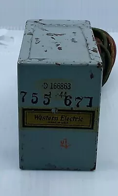Vintage WESTERN ELECTRIC Transformer D166863 • $150