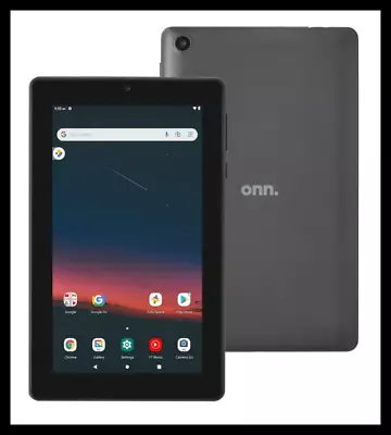 Onn 7  Tablet 32GB 2GB Ram 2.0 GHz Quad-Core Processor Charcoal Black  D  • $34.99