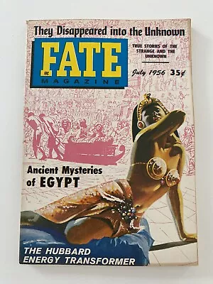 Fate Magazine - July 1956 - Ancient Mysteries Of Egypt Etc • $12.99