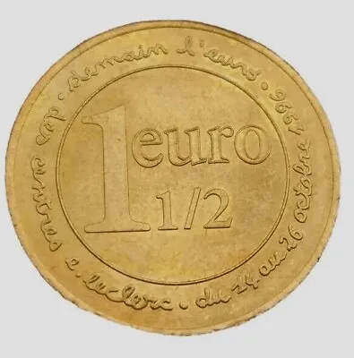 1996 France 1x ECU Token Coin One And Half Euro Price For One Coin GB UK • £5