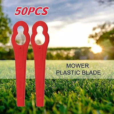 50pcs Plastic Grass Trimmer Blade For Ozito Kuller Bosh Garden Lawn • $8.48