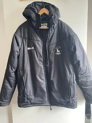 Hartlepool FC Managers Jacket. Black With Hood. Drawstring Base Chest 40”. VGC. • £20