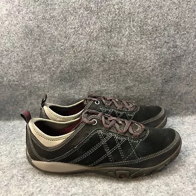 Merrell Shoes Women's 7.5 Mimosa Glee Black Suede Sneakers Trainers *READ* • $29.95