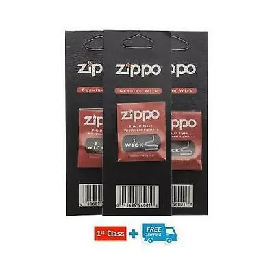 3 Packs 100% Genuine Zippo Lighter Wick  Genuine Original Free Postage • £6.26