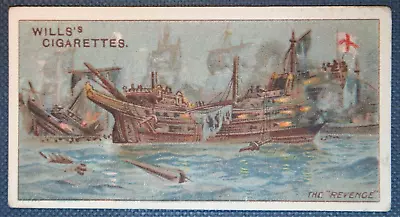£4.99 • Buy HMS Revenge   Battle Of The Azores 1591    Original 1911  Card  EB02P