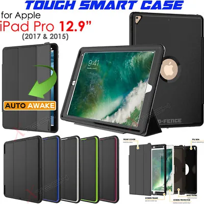 IPad Pro 12.9  2017 Tough Rugged Shock Protective Slim Smart Armour Case Cover • £13.95