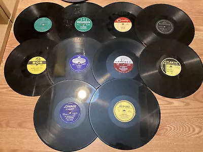 78rpm Lot Of 10 1950s Rock & Roll Singles Elvis Sheb Wooley Rays Chipmunks • $14.58