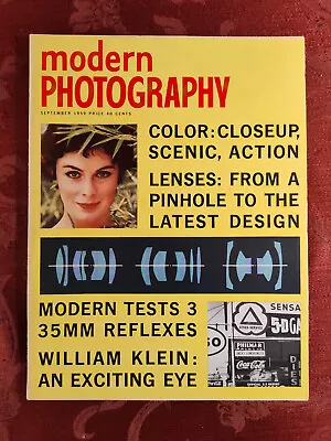 RARE MODERN PHOTOGRAPHY Magazine September 1959 Photos William Klein • $14.40