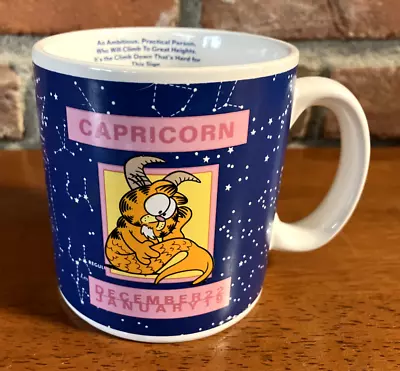 Vintage GARFIELD Capricorn Adorable Mug/Cup 1978 In Great Condition! • $14.50