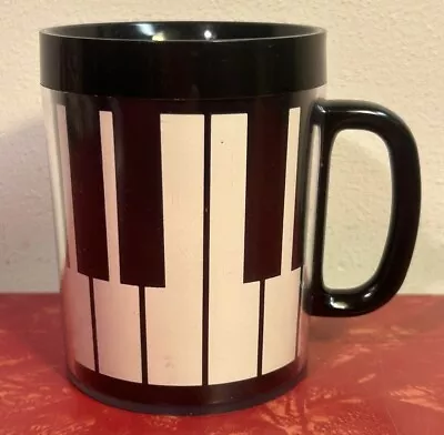 Vintage Thermo Serv Piano Key Cup Mug • $9.99