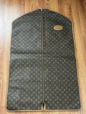 Louis Vuitton 39  Long Garment Bag Double Sided Monogram Canvas Travel Luggage • $825