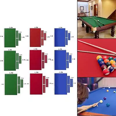 Billiard Pool Table Cloth Pool Table Felt Pad And 6 Pcs Strips Professional • $78.58