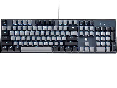 GK715 Mechanical Gaming Keyboard 104 Keys Full Size Wired Computer Keyboard... • $47.50