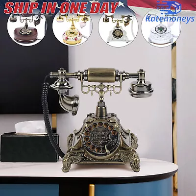 European/Retro Style Landline Phone For Home Office Vintage Telephone Equipment • $67