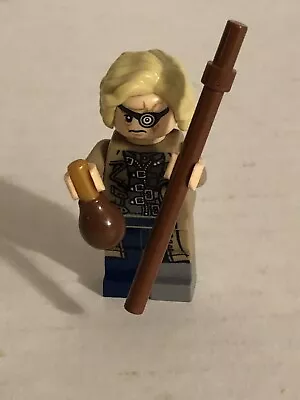 Lego Mad Eye Moody Harry Potter Minifigure Series 1  71022 W/ Poly Juice & Staff • $11