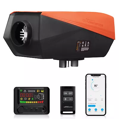 Diesel Air Heater 12V 5KW Bluetooth App Remote LCD Control Thermostat Caravans • $237.98