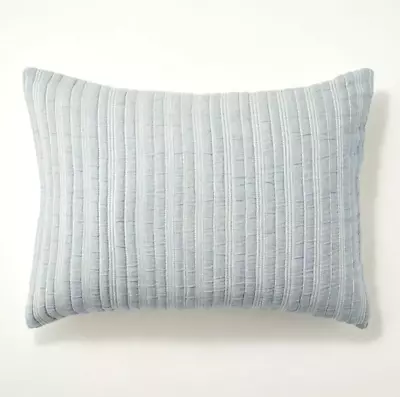 Alternating Stripe Matelassé Standard Pillow Sham - Hearth & Hand With Magnolia • $13.99