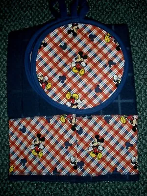 Disney Mickey Mouse Kitchen Towels And Potholders • $23.95