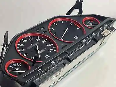 BMW E30 - Gauge Cluster Rings Red • $32.70