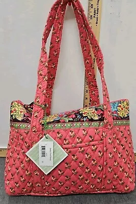 New Vera Bradley Betsy  Pink Pansy Purse Bag Retired USA NWT • $49