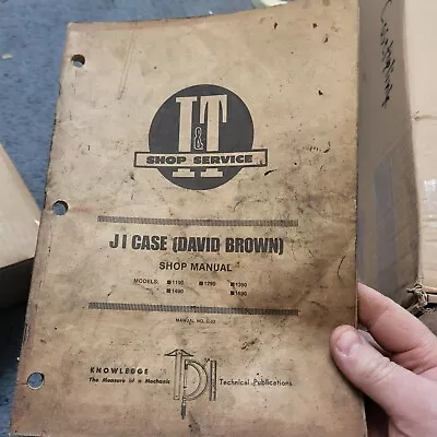 I&T J. I. CASE David Brown Shop Manual C-33 Models 1190 1490 1290 1390 1690 • $20