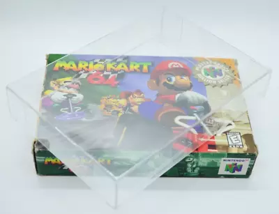 5x Plastic Clear Game Protectors Cases Sleeves Display Boxes For Nintendo 64 N64 • $10.58