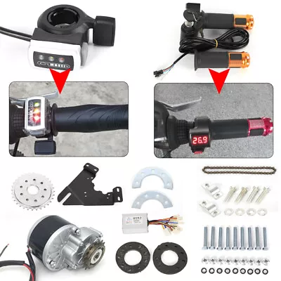 250W 24V Electric Bicycle Conversion Kit E-Bike Drive Brush Motor W/Freewheel • $87.40