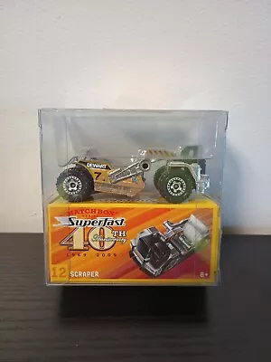 Matchbox-#12-superfast 40th Anniversary--scraper--2008-- • $11.99