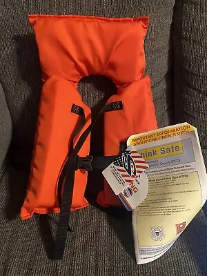 Stearns Type II 2 PFD Life Jacket Adult Universal Model KF Orange • $19.99