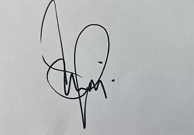 Hand Signed White Card Of DENIS IRWIN MAN UTD FC FOOTBALL Autograph • £30