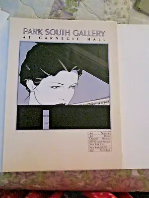 NAGEL 12  X 9  PRINT FROM PATRICK NAGEL 1985 ART BOOK PARK SOUTH GALLERY • $10