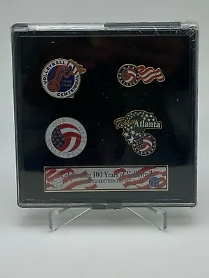 USA Team Atlanta Celebrating 100 Years Of Volleyball Limited Edition 4 Pin Set • $10