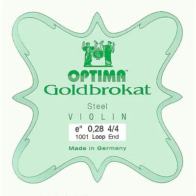 Optima Goldbrokat Series Violin E String 4/4 Size Heavy Steel28 Guage Loop End • $2.49