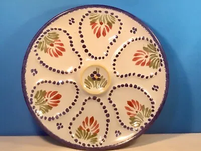 Oyster Plate     HB Quimper French Faience Oyster Plate • $225