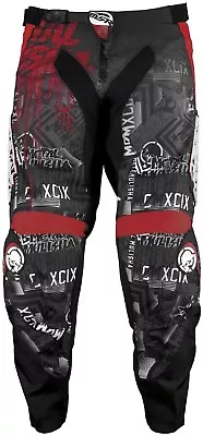 Nos Msr 351420 Metal Mulisha Broadcast Pants Black Red Size Youth 18 • $39.99